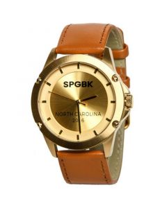 Men's Ferguson Three Hand Quartz Tan Leather Watch 44mm