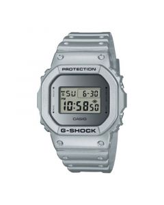 Men's Digital Silver-Tone Resin Watch 43.8mm, DW5600FF-8