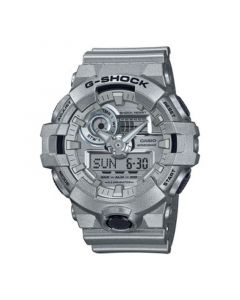 Men's Analog Digital Silver-Tone Resin Watch 53.4mm, GA700FF-8A