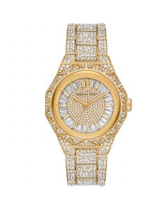 Women's Raquel Quartz Three-Hand Gold-Tone Stainless Steel Watch 41mm