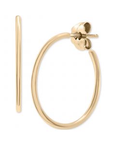 Polished Tube Small Hoop Earrings in 14k Gold-Plated Sterling Silver, Created for Macy's