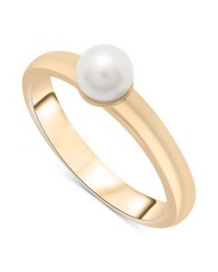 Cultured Freshwater Pearl (5mm) Ring in 14k Gold-Plated Sterling Silver, Created for Macy's