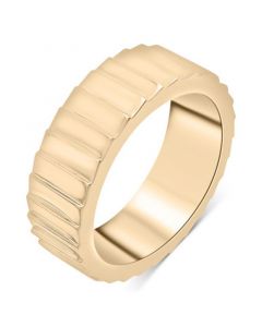 Textured Infinity Band in 14k Gold-Plated Sterling Silver, Created for Macy's