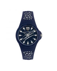 Men's Thunderstorm Blue Silicone Strap Watch 40mm