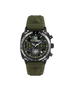 Men's Wildcat Green Silicone Strap Watch 40mm