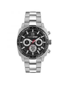 Men's Wildcat Silver-Tone Stainless Steel Bracelet Watch 40mm