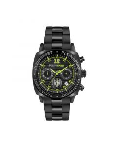 Men's Wildcat Black Stainless Steel Bracelet Watch 40mm