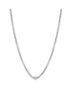 EFFY® Diamond Cluster 18" Pendant Necklace (1/10 ct. t.w.) in Sterling Silver