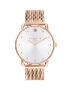 Women's Elliot Rose Gold-Tone Stainless Steel Mesh Bracelet Watch 36mm