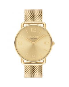 Unisex Elliot Gold-Tone Stainless Steel Mesh Bracelet Watch 41mm