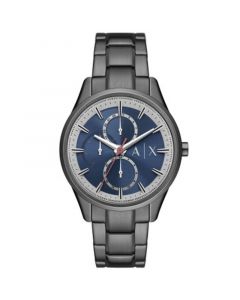 Men's Quartz Multifunction Gunmetal Stainless Steel Watch 42mm