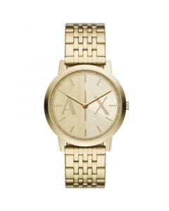 Men's Quartz Two Hand Gold-Tone Stainless Steel Watch 40mm