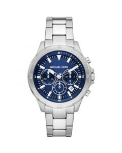 Men's Greyson Chronograph Silver-Tone Stainless Steel Watch 43mm