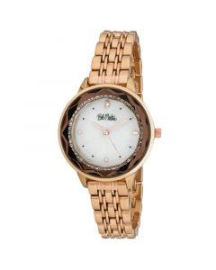 Unisex Quartz Rose Gold-Tone Alloy Watch 34mm