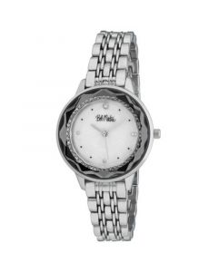 Unisex Quartz Silver-Tone Alloy Watch 34mm