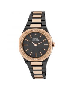 Unisex Quartz Two-Tone Rose Alloy Watch 40mm