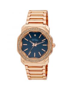 Unisex Quartz Rose Gold-Tone Alloy Watch 40mm