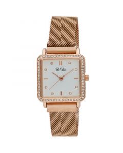 Unisex Quartz Rose Gold-Tone Alloy Watch 28mm