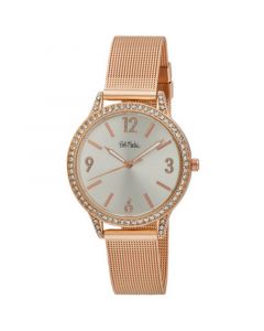 Unisex Quartz Rose Gold-Tone Alloy Watch 37mm