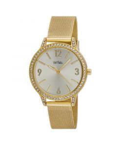 Unisex Quartz Gold-Tone Alloy Watch 37mm