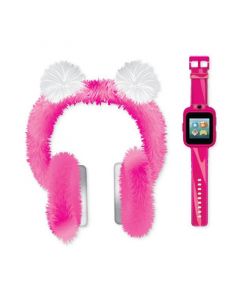 Kid's Pink Silicone Strap Smart Watch 42mm Gift Set