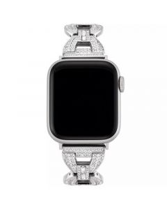 Women's Alloy Open Link Bracelet Compatible with Apple Watch 42, 44, 45, Ultra 49mm