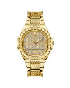 Men's Analog Gold-Tone Stainless Steel Watch 42mm