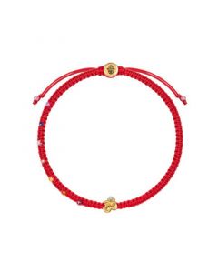 Serene Soul - Chakra Red String OM Charm Bracelet