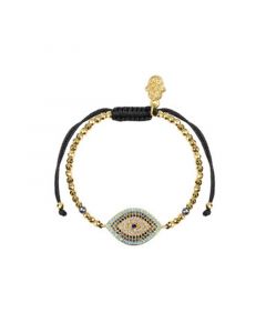 Walk with Integrity - Hematite Gold Tone Bracelet