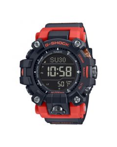 Men's Digital Gray and Orange Resin Watch, 52.7mm, GW9500-1A4