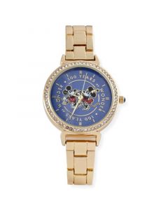 Unisex Disney 100th Anniversary Gold-Tone Alloy Watch 28mm