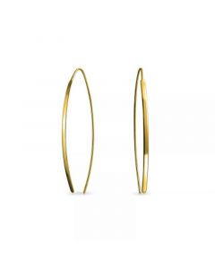 Delicate Minimalist Modern Long Thin Line Linear Threader Earrings For Women .925 Sterling Silver