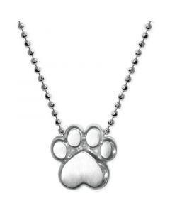 Little Activists by Paw Pendant Necklace in Sterling Silver