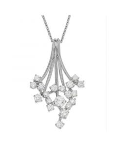 Classique by EFFY® Diamond Waterfall Pendant Necklace in 14k Gold or White Gold (3/4 ct. t.w.)