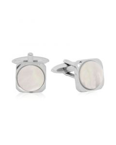 Sutton Stainless Steel And Stone Cufflinks