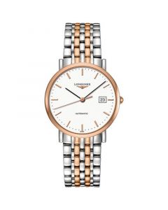 Men's Swiss Automatic The Longines Elegant Collection Two-Tone Stainless Steel Bracelet Watch 37mm L48105127