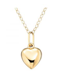 Children's 14k Gold Heart Necklace