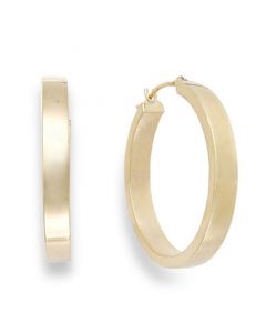 Bold Hoop Earrings in 10k Gold, 25mm