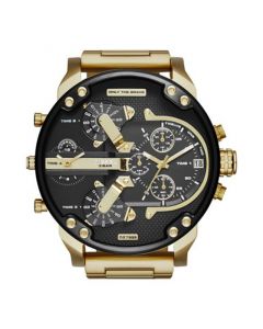 Men's Mr. Daddy 2.0 Gold-Tone Ion-Plated Stainless Steel Bracelet Watch 57mm DZ7333