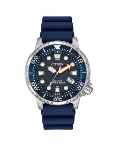 Men's Eco-Drive Promaster Diver Blue Strap Watch 42mm BN0151-09L