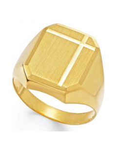 Men's Polished Ring in 14k Gold