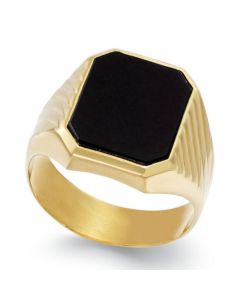 Men's Onyx  (3-3/4 ct. t.w.) Ring in 14k Gold