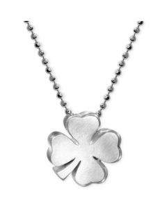 Little Faith Clover Pendant Necklace in Sterling Silver