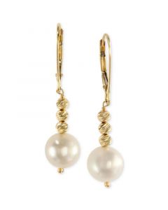 EFFY® Cultured Freshwater Pearl Drop Earrings in 14k Gold (8-1/2mm)