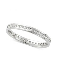 Diamond Channel Set Eternity Band (1/2 ct. t.w.) in 14k White Gold