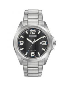 Men's Eco-Drive Stainless Steel Bracelet Watch 43mm AW1430-86E