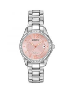 Women's Eco-Drive Stainless Steel Bracelet Watch 29mm FE1140-86X