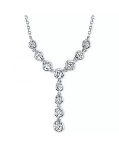 Sirena Energy Diamond Lariat (1/2 ct. t.w.) Necklace in 14k White or Yellow Gold