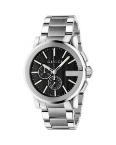 Men's Swiss Chronograph Stainless Steel Bracelet Watch 44mm