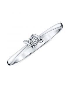 Sirena Diamond Accent Ring in 14k White Gold